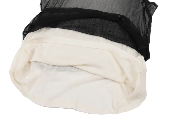 Yohji Yamamoto FEMME Layered Mesh Tank Top K-167787_011