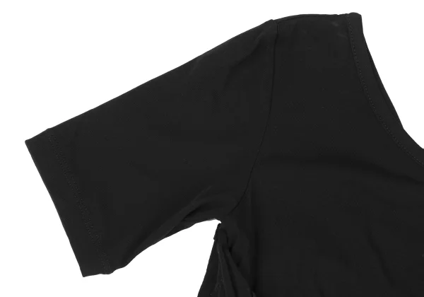 Yohji Yamamoto FEMME Drape Patch Asymmetry Stretch T-shirt K-167788_005