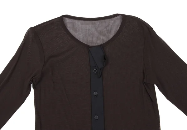 Yohji Yamamoto FEMME Mesh Cardigan K-167789_003