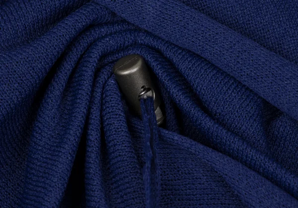 Yohji Yamamoto FEMME Acetate Nylon Shirring Knit Cardigan K-167790_004