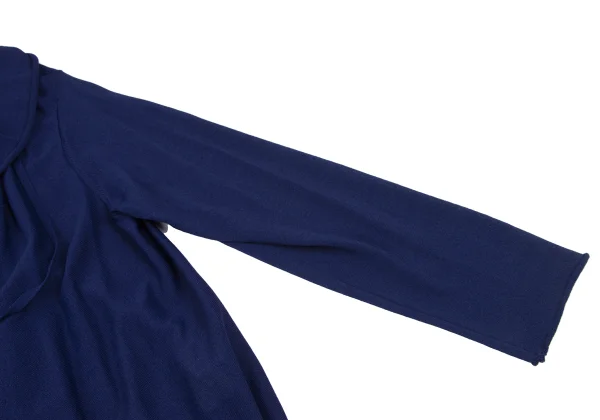 Yohji Yamamoto FEMME Acetate Nylon Shirring Knit Cardigan K-167790_006