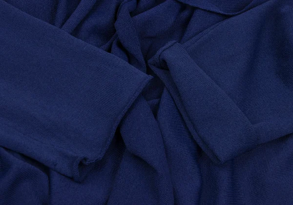 Yohji Yamamoto FEMME Acetate Nylon Shirring Knit Cardigan K-167790_007