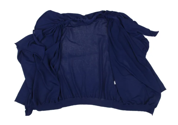 Yohji Yamamoto FEMME Acetate Nylon Shirring Knit Cardigan K-167790_009