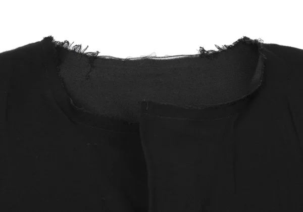 Yohji Yamamoto FEMME Switching Cut Off Neck Jacket K-167791_005