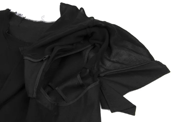 Yohji Yamamoto FEMME Switching Cut Off Neck Jacket K-167791_007