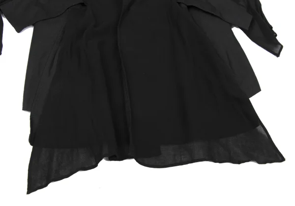 Yohji Yamamoto FEMME Switching Cut Off Neck Jacket K-167791_008