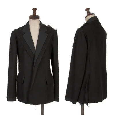 Yohji Yamamoto FEMME Knit Pasted Wool Jacket