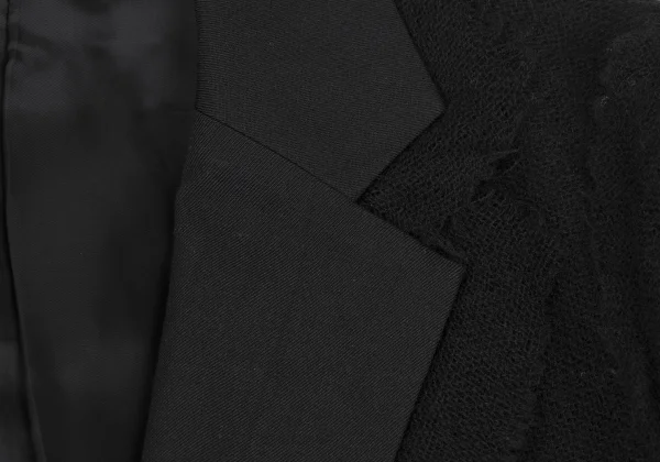 Yohji Yamamoto FEMME Knit Pasted Wool Jacket K-167793_004