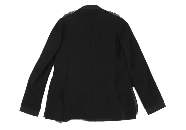 Yohji Yamamoto FEMME Knit Pasted Wool Jacket K-167793_014