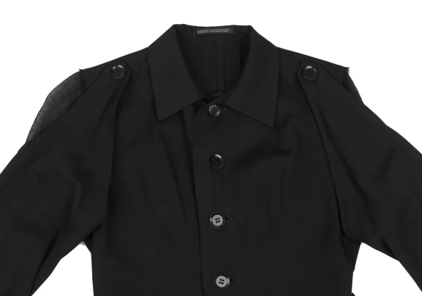 Yohji Yamamoto FEMME Attachment Sleeves Wool Jacket K-167794_003