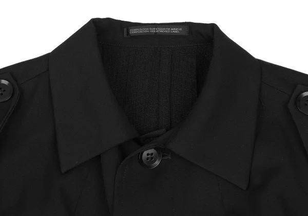 Yohji Yamamoto FEMME Attachment Sleeves Wool Jacket K-167794_004