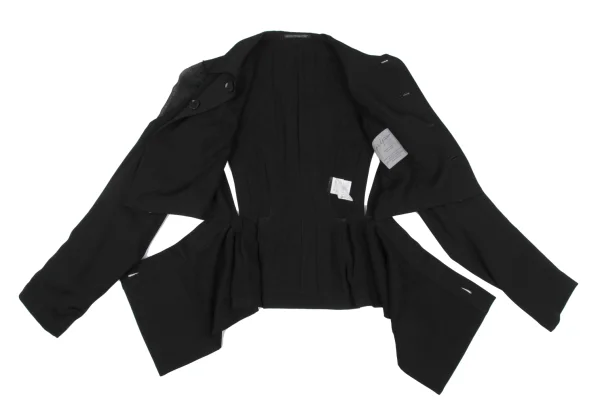 Yohji Yamamoto FEMME Attachment Sleeves Wool Jacket K-167794_011