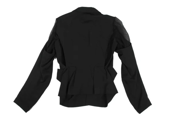 Yohji Yamamoto FEMME Attachment Sleeves Wool Jacket K-167794_012