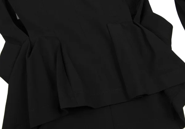 Yohji Yamamoto FEMME Attachment Sleeves Wool Jacket K-167794_014