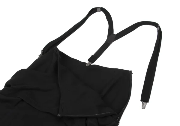 Yohji Yamamoto FEMME Pleats Switching Strap Skirt K-167795_005