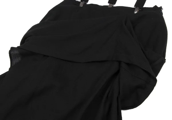 Yohji Yamamoto FEMME Pleats Switching Strap Skirt K-167795_006