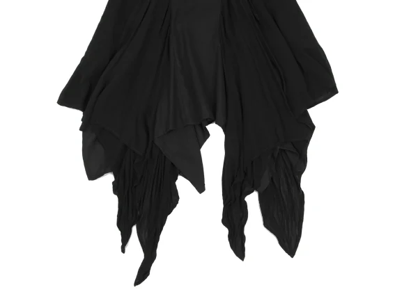 Yohji Yamamoto FEMME Switching Drape Sleeveless Dress K-167796_006