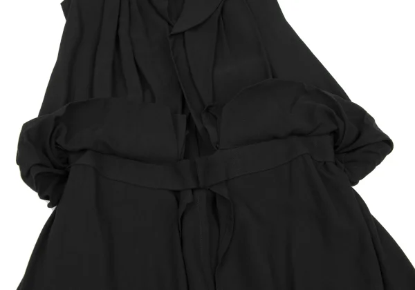 Yohji Yamamoto FEMME Rayon Cupra Drape Sleeveless Dress K-167797_008