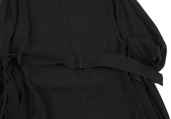 Yohji Yamamoto FEMME Rayon Cupra Drape Sleeveless Dress K-167797_012