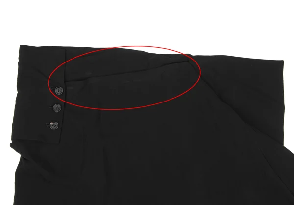 Yohji Yamamoto FEMME Rayon Side Drape Skirt K-167798_003