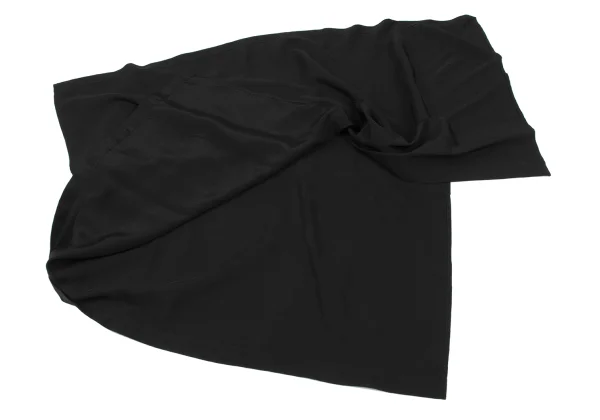 Yohji Yamamoto FEMME Rayon Side Drape Skirt K-167798_009