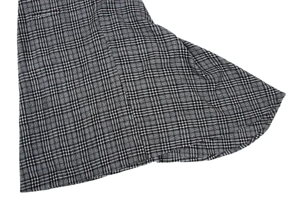Yohji Yamamoto FEMME Wool Chwck Flare Skirt K-167802_004