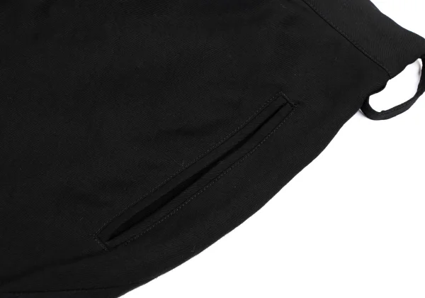 Yohji Yamamoto FEMME Tencell Cupra Cut-off Hem Shorts K-167804_006