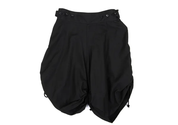 Yohji Yamamoto FEMME Poly Rayon Balloon Shorts K-167805_010