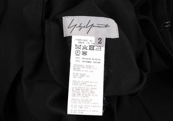 Yohji Yamamoto FEMME Poly Rayon Balloon Shorts K-167805_013