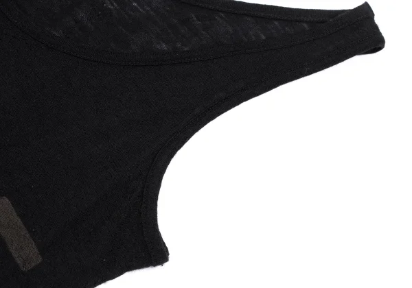 Y's Number Printed Wool Tank Top K-167806_004