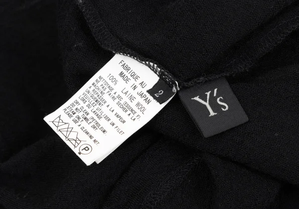 Y's Number Printed Wool Tank Top K-167806_012