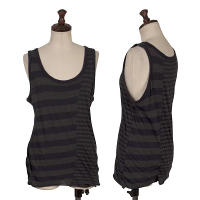 Y's Cotton Striped Tank Top