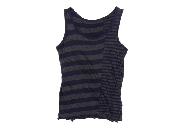 Y's Cotton Striped Tank Top K-167807_002