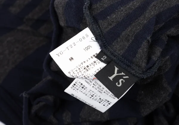 Y's Cotton Striped Tank Top K-167807_013