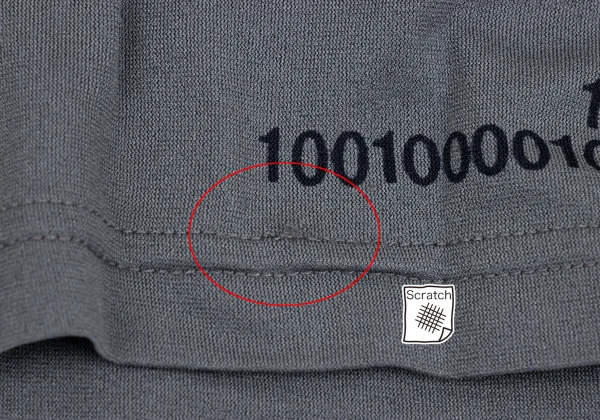 Y's Number Logo Printed Nylon T-shirt K-167808_007