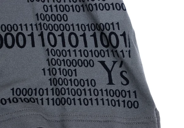 Y's Number Logo Printed Nylon T-shirt K-167808_008