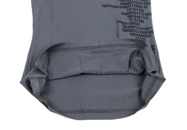 Y's Number Logo Printed Nylon T-shirt K-167808_010