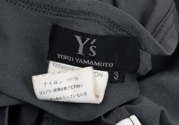 Y's Number Logo Printed Nylon T-shirt K-167808_015