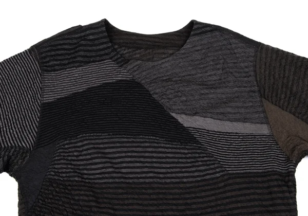 JURGEN LEHL Babaghuri Wool Stripe Weave Knit Top K-167810_003