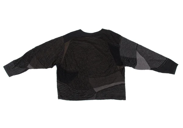 JURGEN LEHL Babaghuri Wool Stripe Weave Knit Top K-167810_011