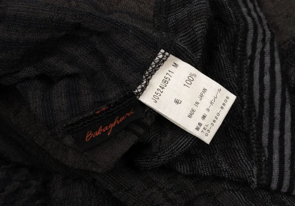 JURGEN LEHL Babaghuri Wool Stripe Weave Knit Top K-167810_014