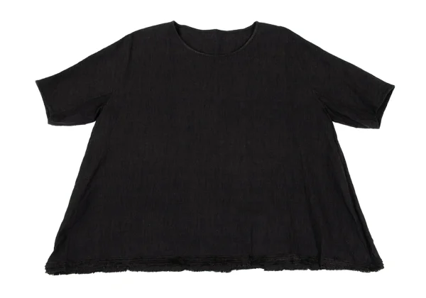 JURGEN LEHL Babaghuri Hem Tiered Short Sleeve Blouse K-167811_002