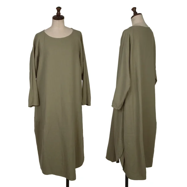 JURGEN LEHL Babaghuri Linen Blended Dress Green M K-167820_001