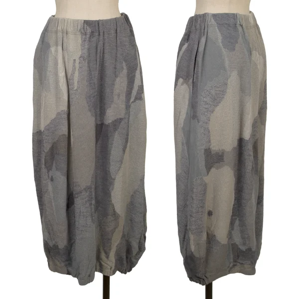 JURGEN LEHL Babaghuri Geometric Woven Knit Skirt Blue M K-167821_001