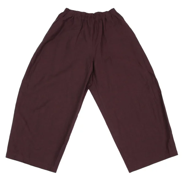 JURGEN LEHL Babaghuri Cotton Linen Wide Pants Bordeaux M K-167823_001