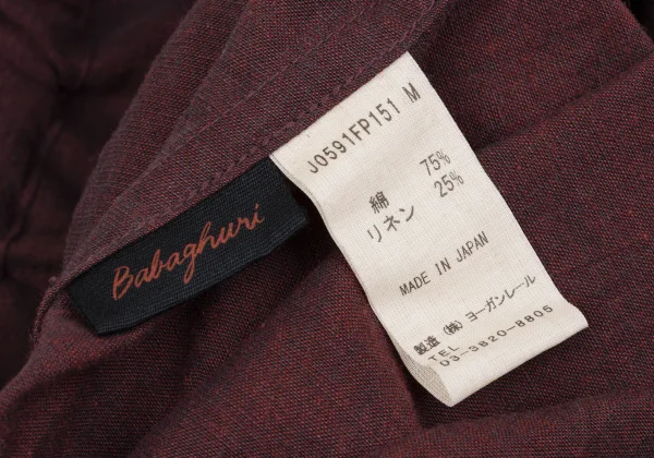 JURGEN LEHL Babaghuri Cotton Linen Wide Pants K-167823_010