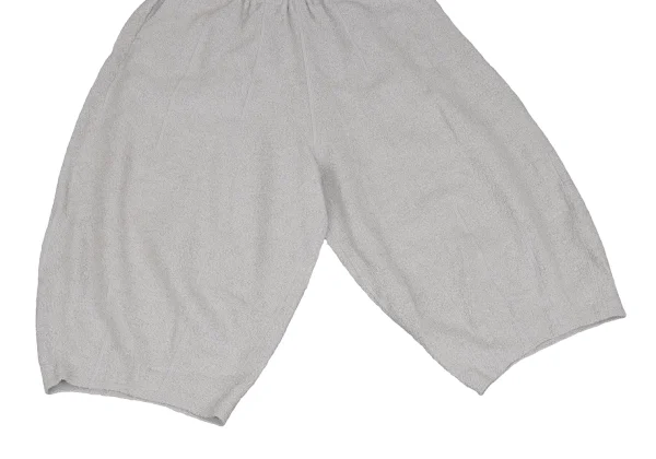 JURGEN LEHL Babaghuri Wool Blended Pile Wide Cropped Pants K-167824_005