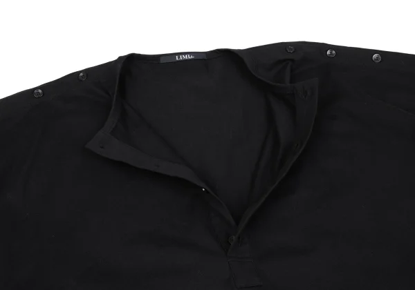 LIMI feu Shoulder Button Henley Neck T-shirt K-167829_006