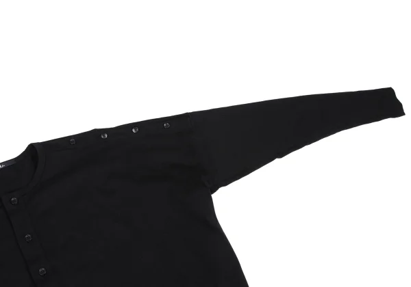 LIMI feu Shoulder Button Henley Neck T-shirt K-167829_007