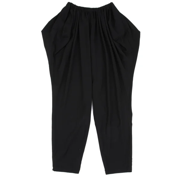 LIMI feu Wool Gaba Gather Waist Tapered Pants Black S K-167832_001